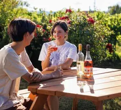 Wine tasting at Sperling Vineyards in Kelowna