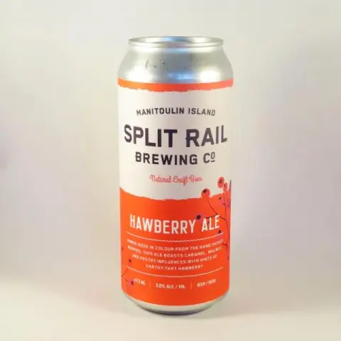 Split Rail Hawberry Ale can