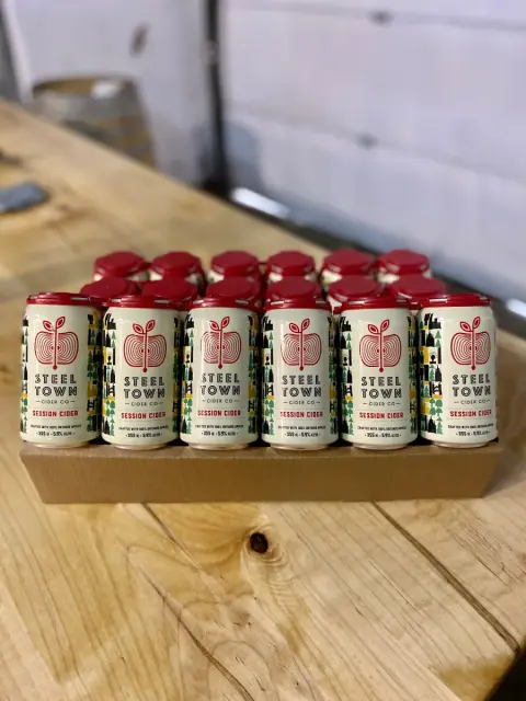 Cans of Steel Town Session Cider