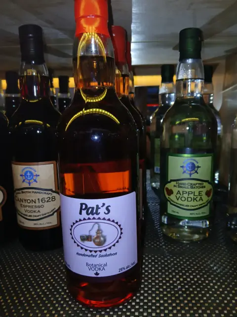Saskatoon Vodka (produced from fruit)