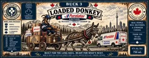 Loaded Donkey — Courier Edition Canadian Whisky