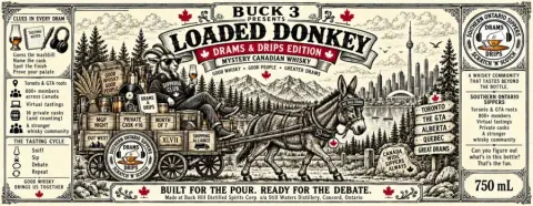 Loaded Donkey — Drams & Drips Edition Canadian Whisky