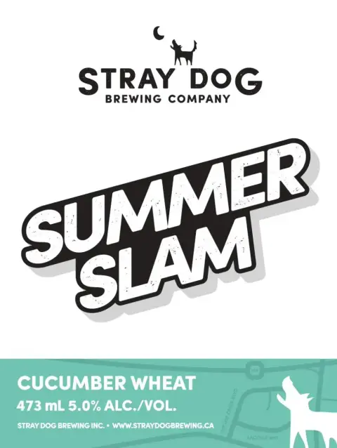 Summer Slam cucumber wheat beer can