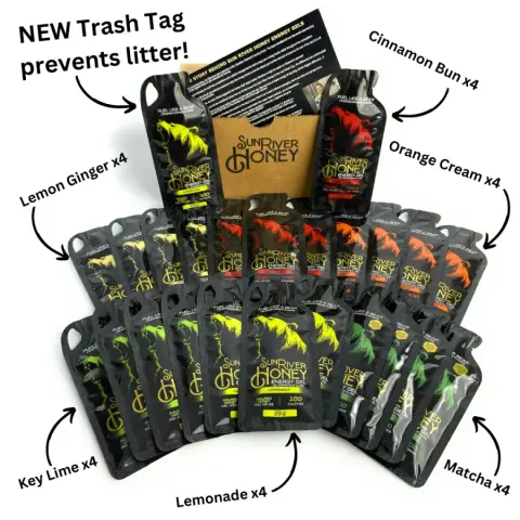 Energy Gel Variety Pack (24 Count) - FREE JAR DAY!