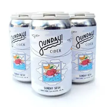 Sunday Sesh cider in cans