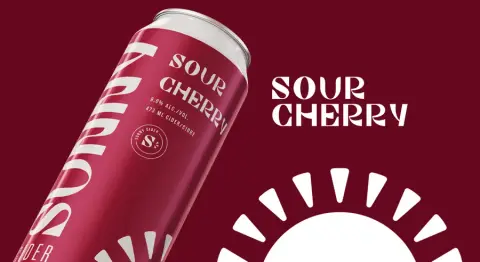SunnyCider Sour Cherry Apple cider