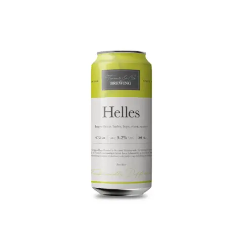 Tanner & Co. Helles lager can