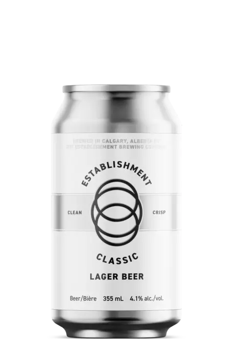 Establishment Classic lager label