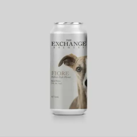 Fiore Italian-style pilsner can
