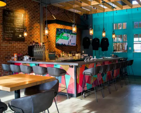 The Office Brewery taproom in Kelowna