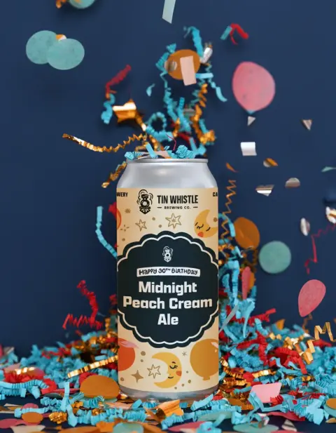 Tin Whistle Midnight Peach Cream Ale