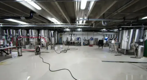 The brewery at Toboggan Brewing Co. in London, Ontario