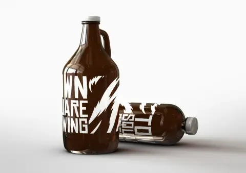 A Town Square Brewing growler