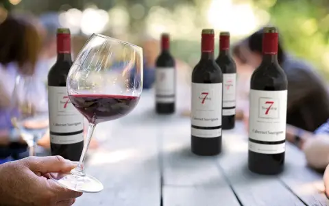township wine tasting outside