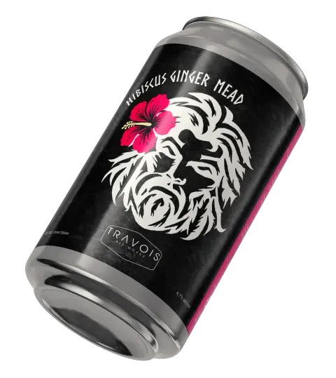 Travois sparkling mead can
