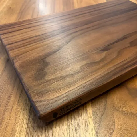 Black Walnut Hardwood Cutting Board - Single Piece Design