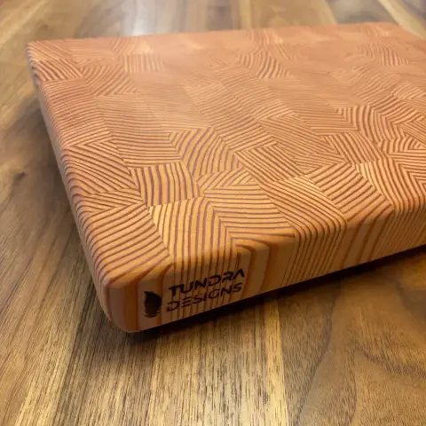 Douglas Fir End Grain Cutting Board – Handmade One-of-a-Kind Kitchen Board