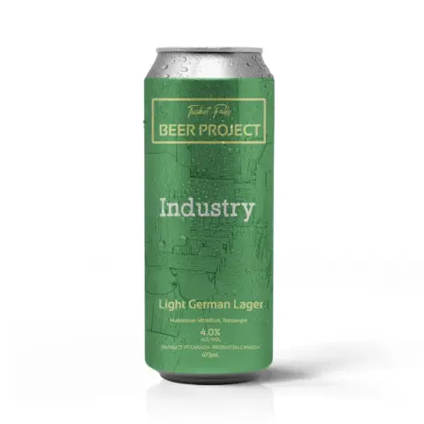 Can of Tusket Falls Industry light German lager