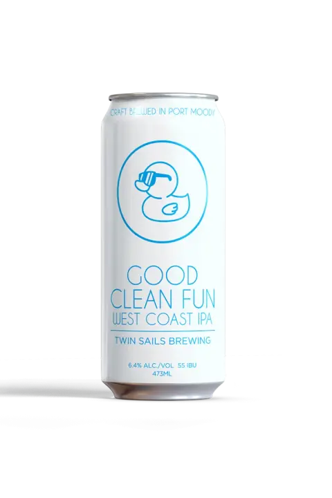 Good Clean Fun West Coast IPA can
