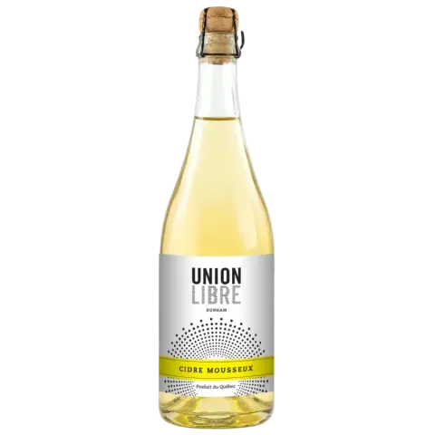 Union Libre Cidre mousseux bottle