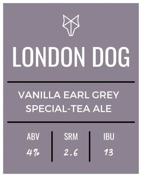 Unleashed London Dog ale label