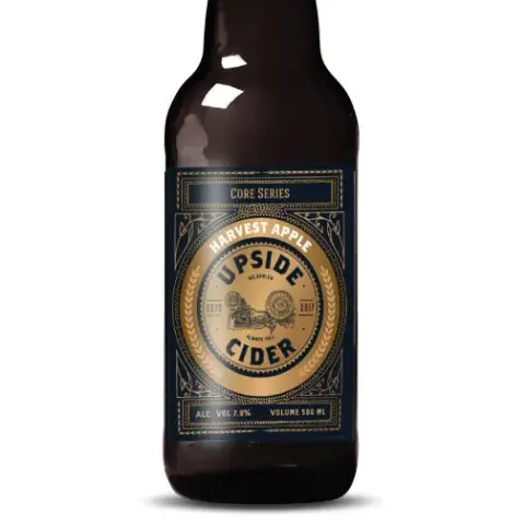Upside Cider Harvest Apple, 500 mL bottle