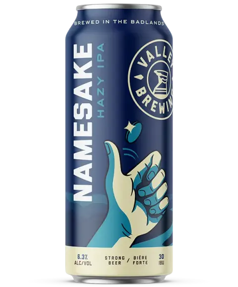 Valley Brewing Namesake hazy IPA