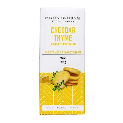 Cheddar Thyme Shortbread