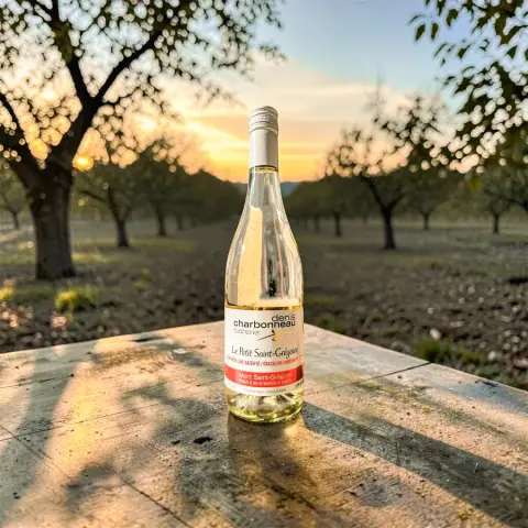 Bottle of Petit Saint-Grégoire sparkling cider