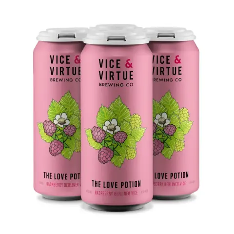 The Love Potion raspberry Berliner weisse 4-pack