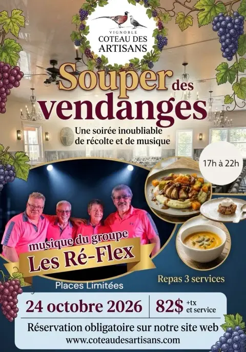Le Souper des Vendanges 24 octobre 2026