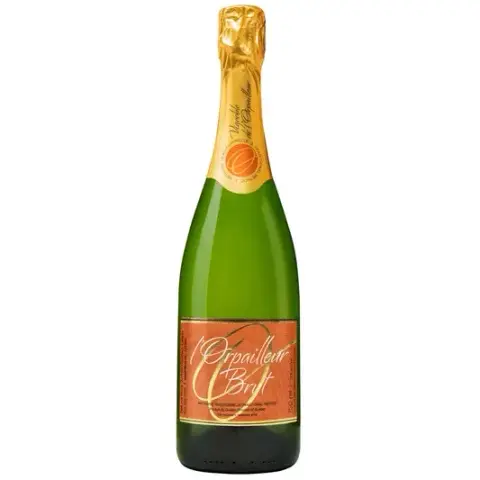 Bottle of l'Orpailleur Brut sparkling wine
