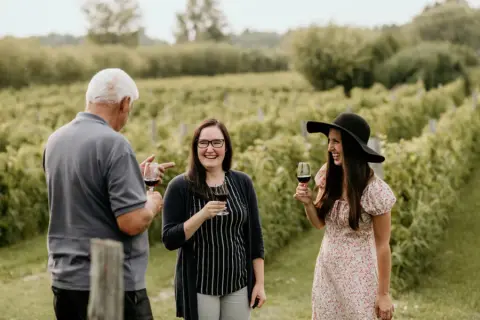 Wine tasting at Vignoble La Grande-Allée