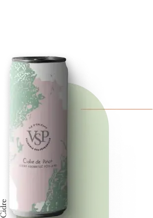 Cidre de Pinot from Vignoble Ste-Pétronille
