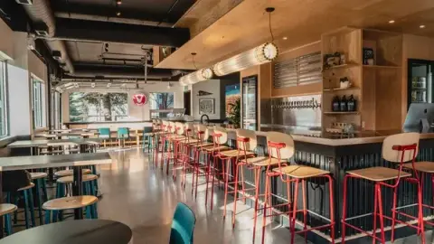 Inside the Village Brewery taproom
