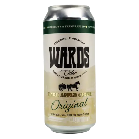 Can of Wards Original Apple Cider
