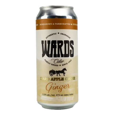 Can of Wards Ginger Apple Cider