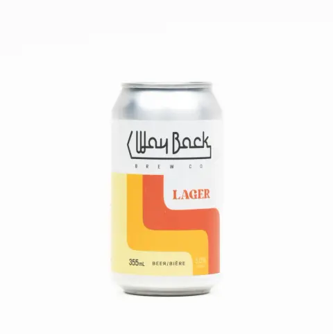 Way Back Lager can