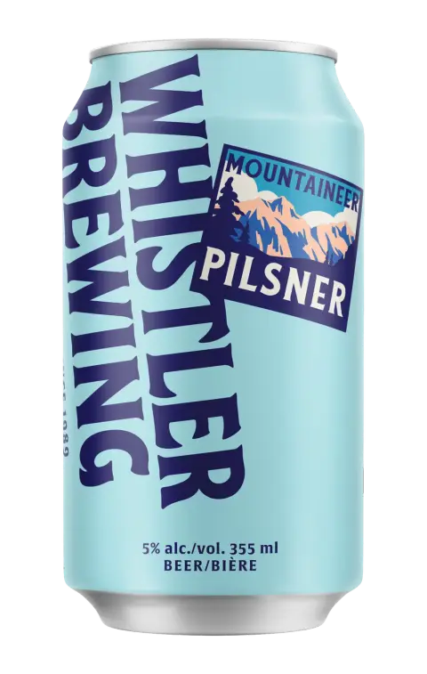 Whistler Mountaineer Pilsner can