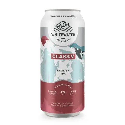 Can of Whitewater Class V English IPA