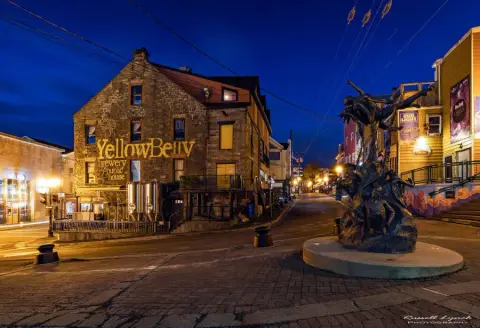 The YellowBelly Brewery & Public House building at George and Water Streets, St. John's