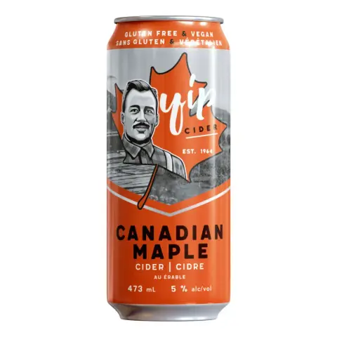 Yip Canadian Maple cider can